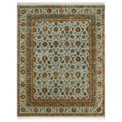 Mystic Bloom Light Turquoise & Light Turquoise 300x420 cm Hand Knotted Rug