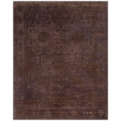 Cocoa Cosmos Chocolate Chip & Chocolate Chip 240x300 cm Hand Knotted Rug