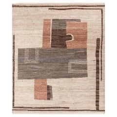 Peachy Cascade Light Peach & Clay 240x300 cm Hand Knotted Rug