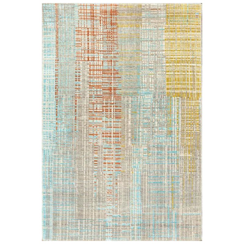 Alfombra anudada a mano Velvet Ripples Ashwood & Jamaican Aqua 270x360 cm