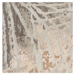 Urban Bloom Antique White & Slate Blue 195x295 cm Hand Knotted Rug
