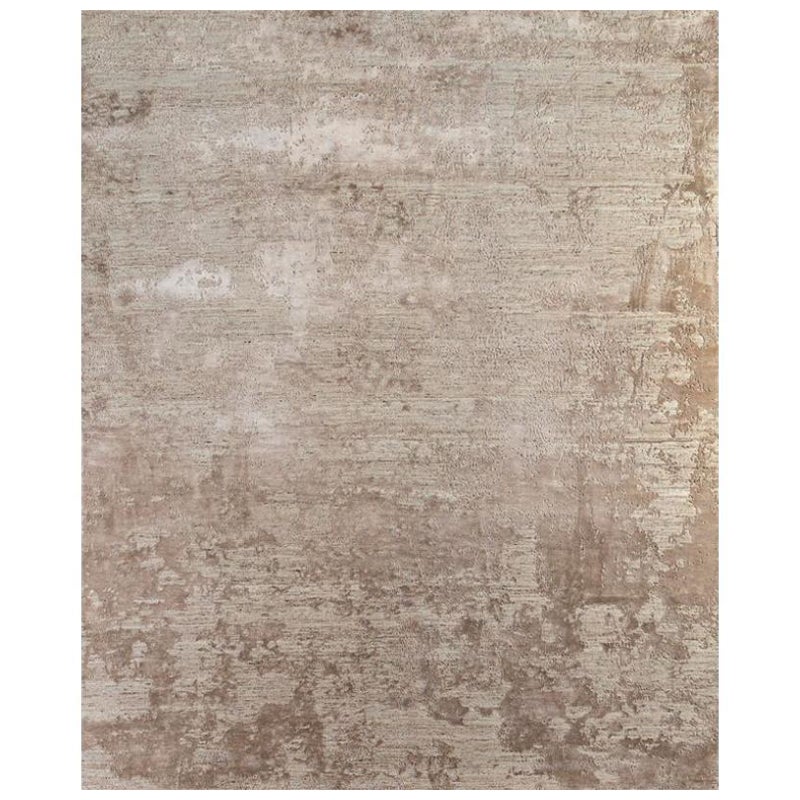Alfombra Anudada a Mano Nature's Nexus Sésamo Cálido y Beige Natural 240x300 cm