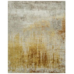 Earthen Whispers Antique White & Honey Mustard 240x300 cm Handknotted Rug