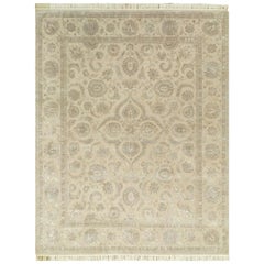 Serenity Blossom Oyster & Oyster 240x300 cm Handknotted Rug