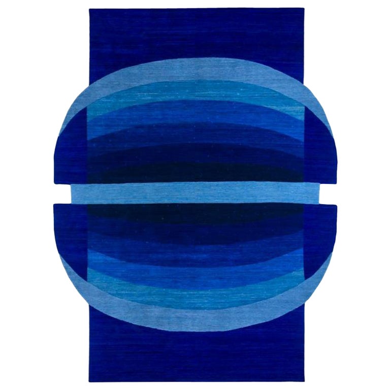 Nordic Nightscape Blue Berry & Blue Berry 240x330 cm Hand Knotted Rug