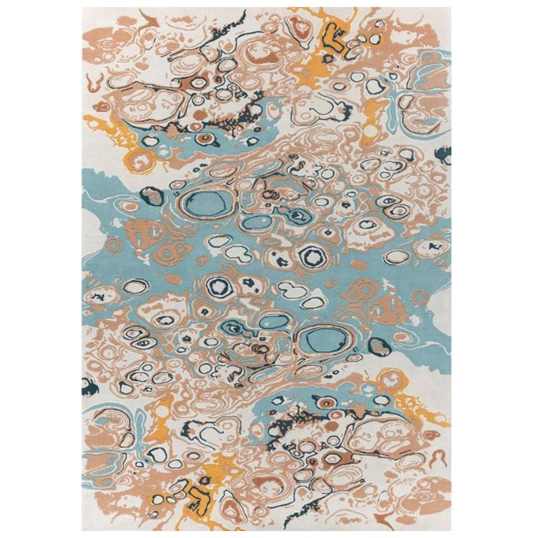 Classic Intricacy Snow White & Indian Tan 180x270 cm Hand Knotted Rug