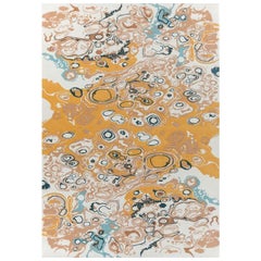 Tan Echoes Snow White & Indian Tan 180x270 cm Hand Knotted Rug