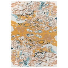 Tan Echo Snow White & Indian Tan 180x270 cm Handgeknüpfter Teppich