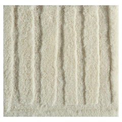 Tappeto Barefoot Bliss Undyed White & Undyed White 300x420 cm annodato a mano