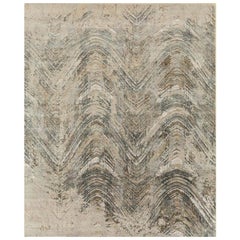 Tapis noué à la main Luminous Lush Landscapes Ivory & Classic Gray 195X295 cm