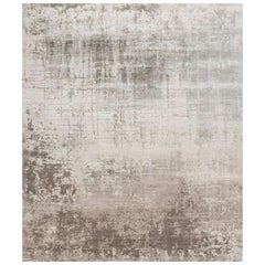 Tapis noué à la main Ethereal Eden Escape White Sand & Classic Gray 168x240 cm