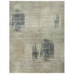 Tapis noué à la main Modernity Zen Classic Gray & Nickel 168x240 cm