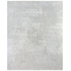 Handgeknüpfter Teppich in Weiß und Weiß 360X450 cm, Serendipitous Symphony Weiß & Weiß