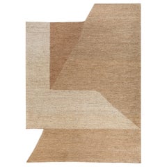 Golden Horizon Peach & Cloud White 180x270 cm Flatweave Rug