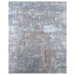 Quirked Chaos Nickel & Classic Gray 170x240 cm Handknotted Rug