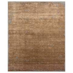 Alfombra Anudada a Mano Odisea Comino y Gris Plata 170x240 cm
