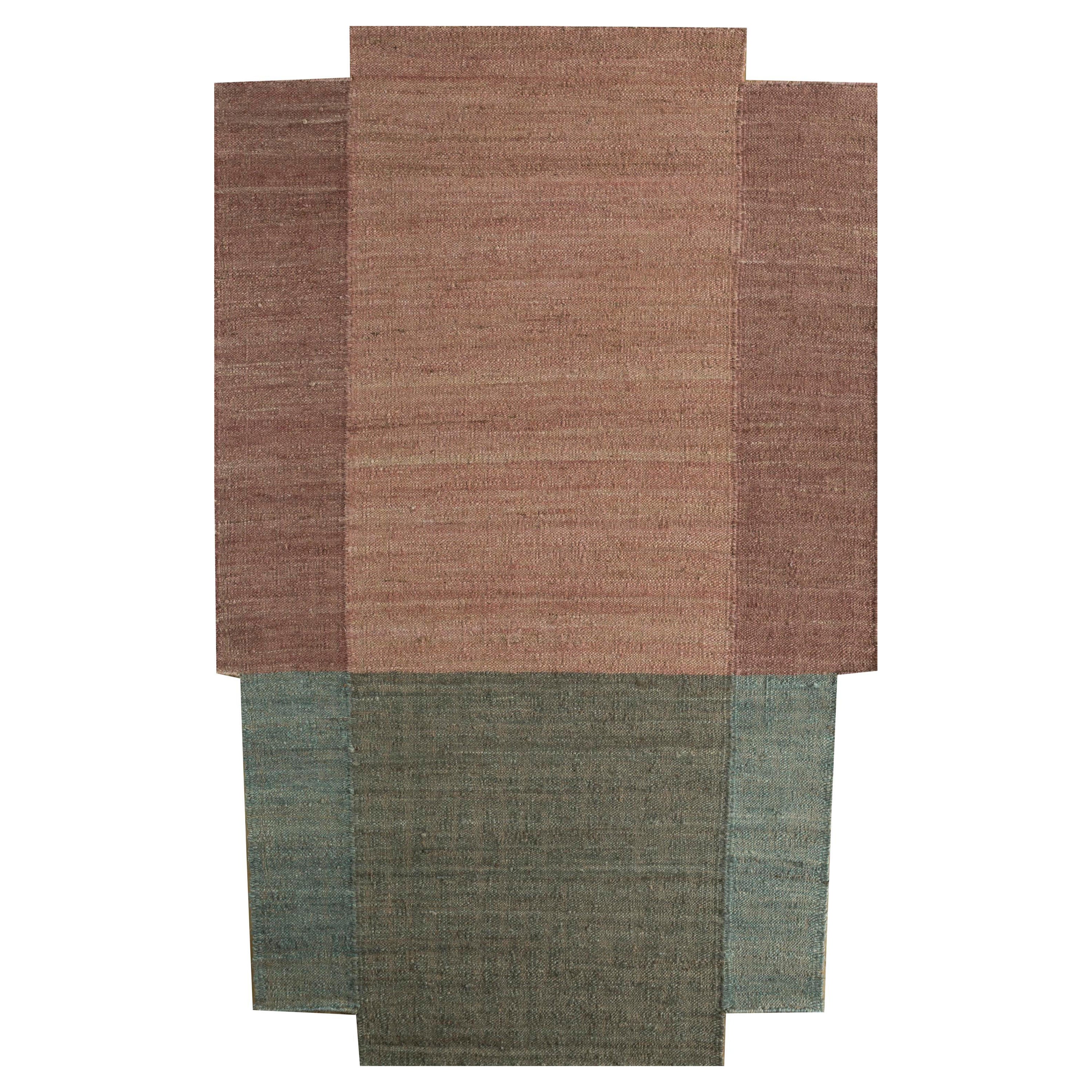 Alfombra de tejido plano Wilderness Symphony Light Coral & Burnt Brick 150x240 cm
