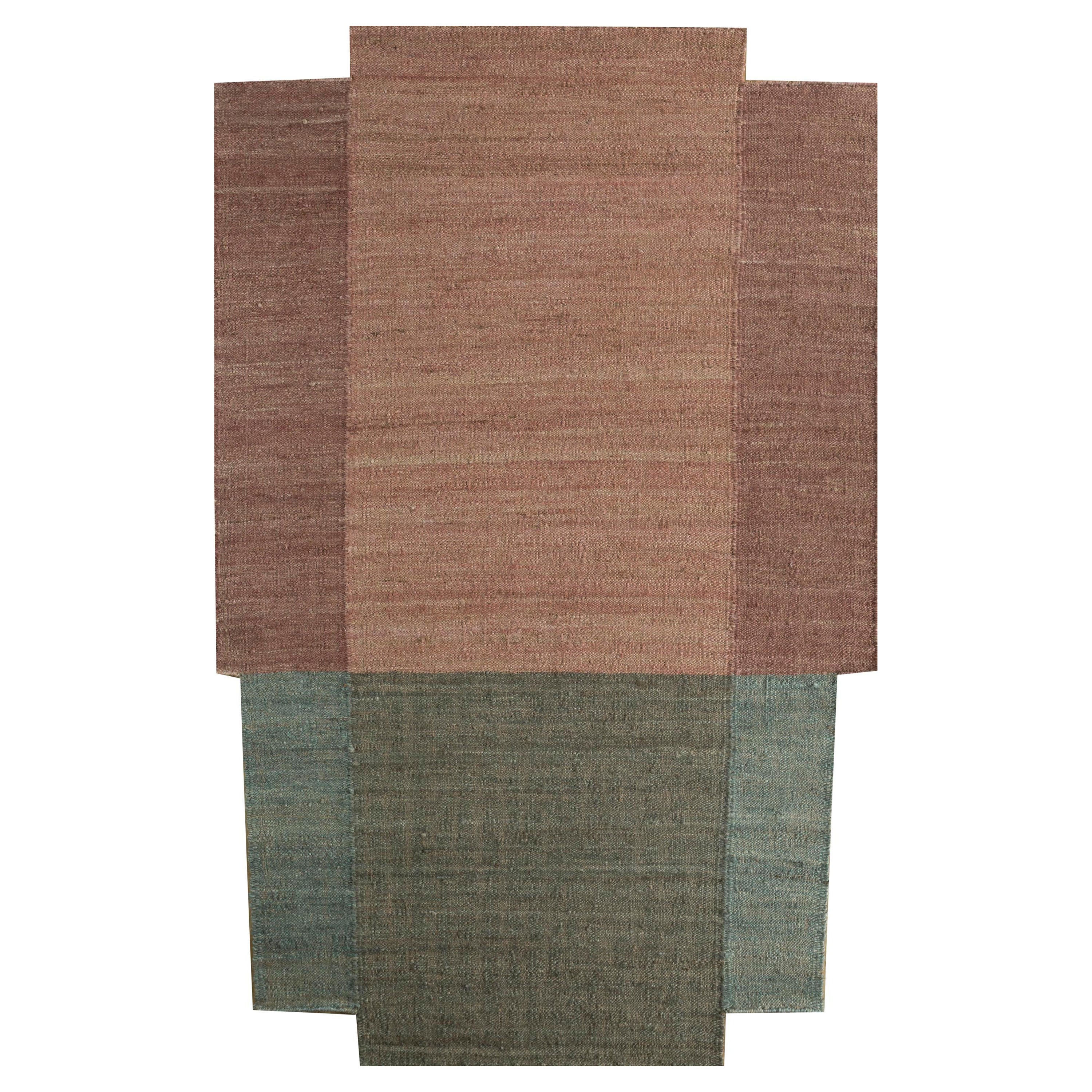 Wilderness Symphony Light Coral & Burnt Brick 150x240 cm Flatweave Rug