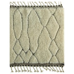 Echoes of Marrakech Winter White & Mahogany 200X300 cm Handknotted Rug
