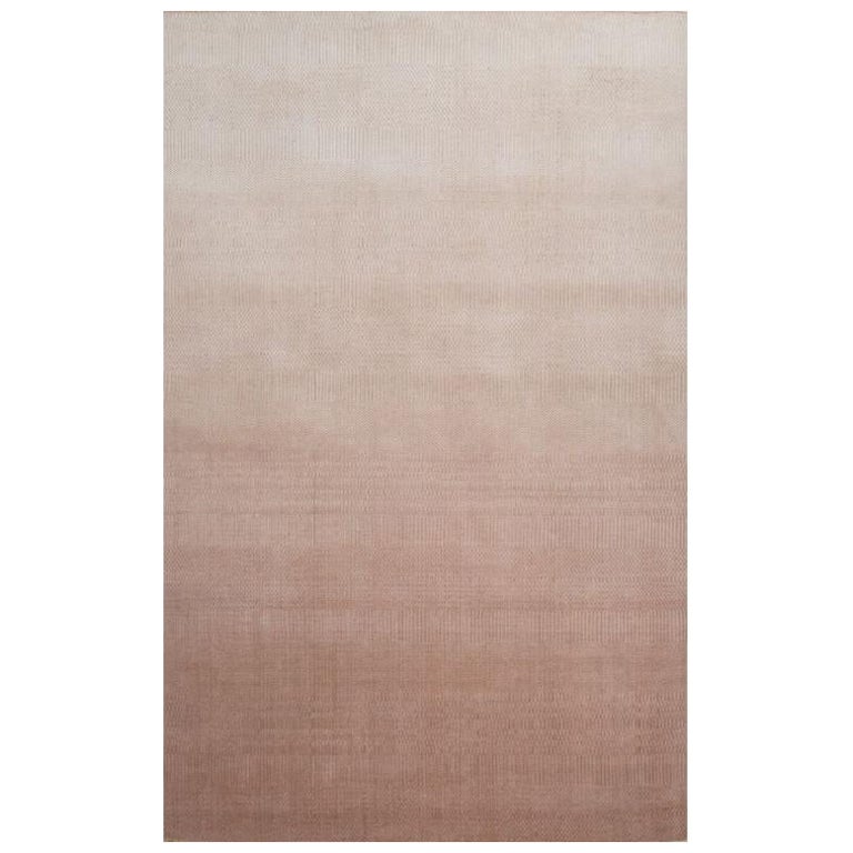 Flawed Perfection Apricot & Peach Dust 150x240 cm Handloom Rug