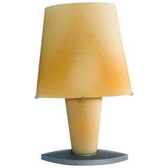 Lampada da tavolo in vetro XL di design postmoderno di Daniela Puppa per Fontana Arte