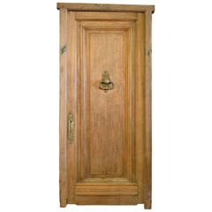 Antique Argentine Door with Knocker and Frame