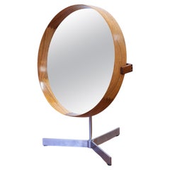 Table mirror model "417" by Uno & Östen Kristiansson for Luxus, Sweden
