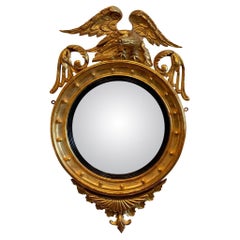 19th Century Bullseye Mirror