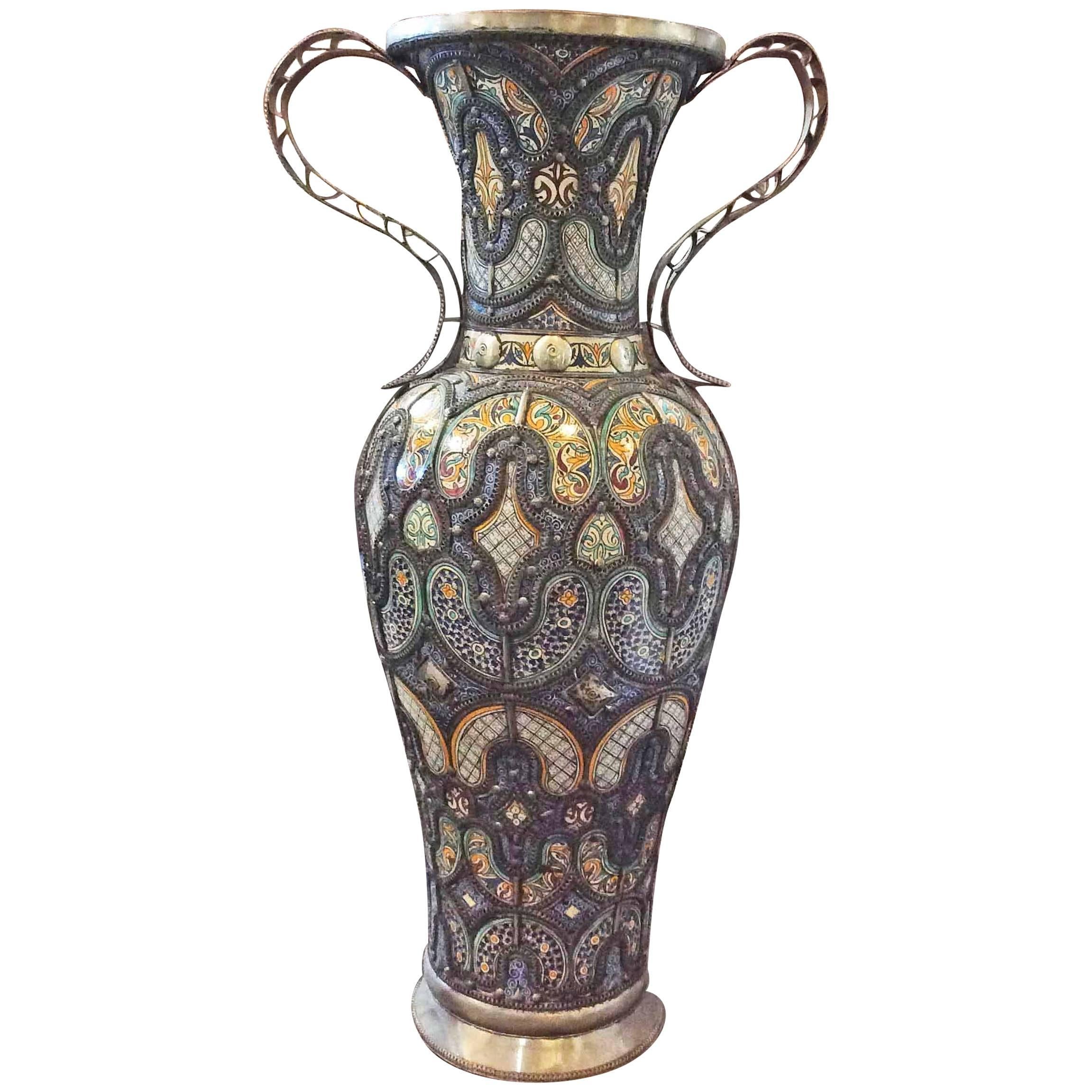 Antique Touareg Moroccan Vase