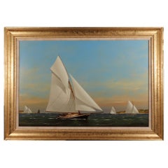 Used Yacht Racing off Cape Cod, Vernon Broe (American 1930-2011)