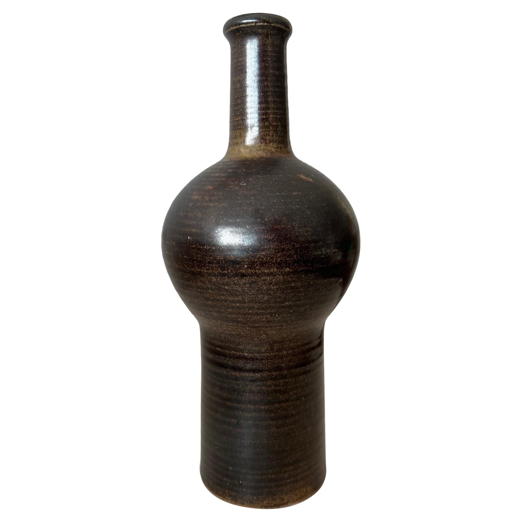 Ceramic Vase By Okki Laine Finland Ca' 1950's For Sale