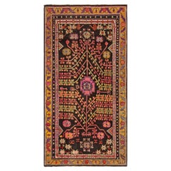 Vintage Midcentury Samarkand Handmade Wool Rug