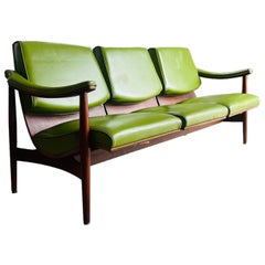 Vintage Mid Century Modern Thonet Bentwood Sofa 