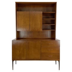 Rare Heywood Wakefield "Contessa" Sideboard With Hutch by Carl Otto