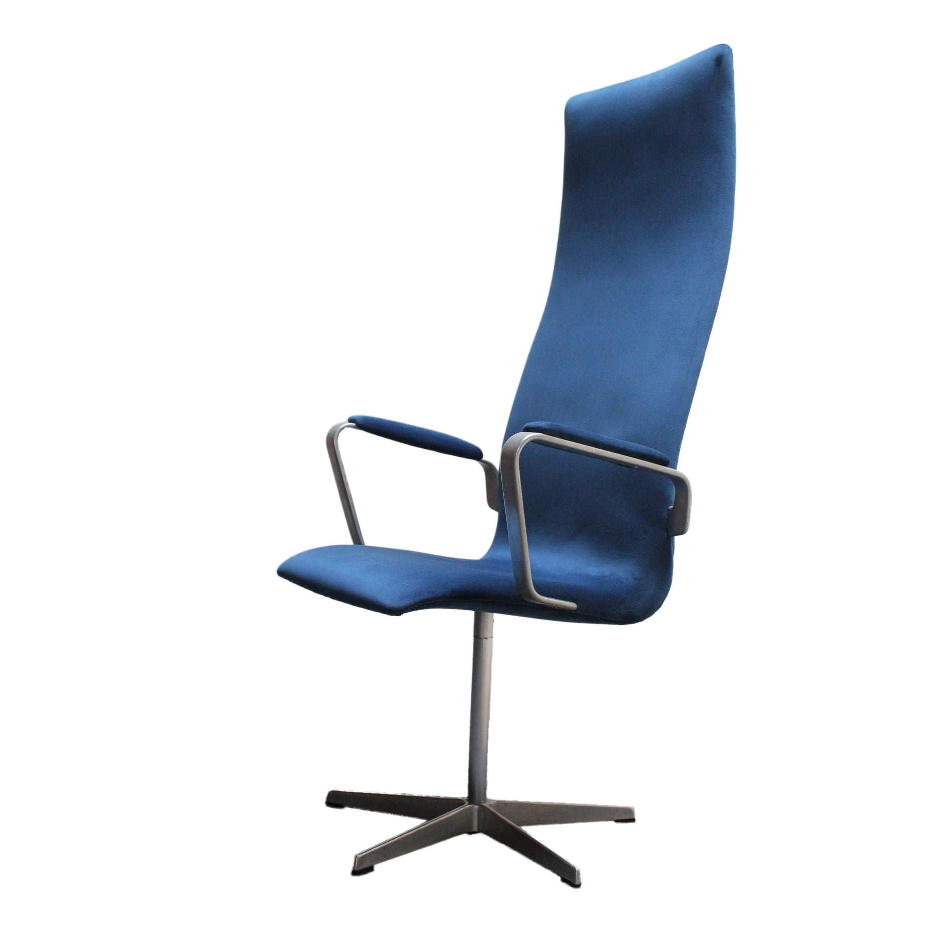 Vintage Arne Jacobsen for Fritz Hansen "Oxford" Swivel Desk/Arm Chair For Sale