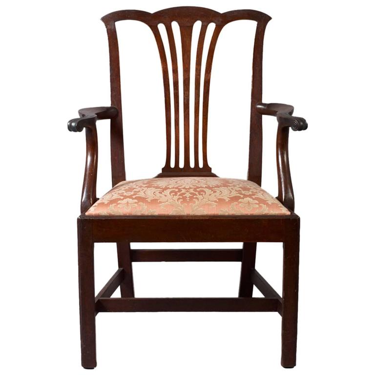 Butler Family Chippendale Armchair For Sale at 1stDibs