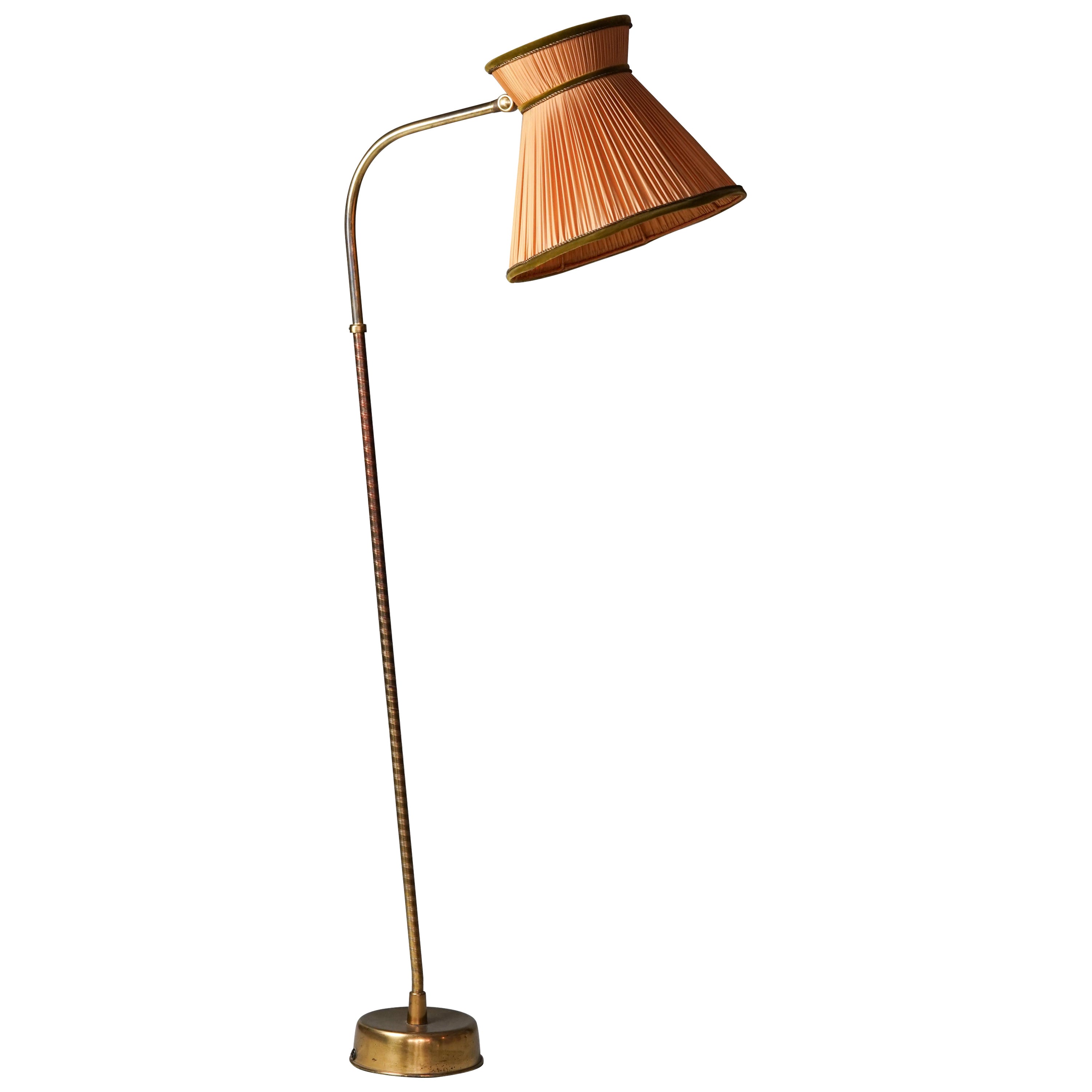 Model 2063 Floor Lamp, Lisa Johansson-Pape, Orno Oy, 1940/1950s For Sale