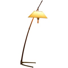 Earliest production, all original Dornstab Floor Lamp by Kalmar