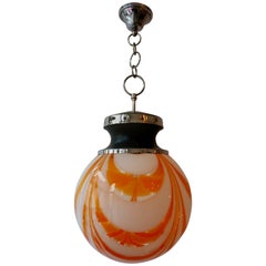 Lampe pendante en verre de Murano