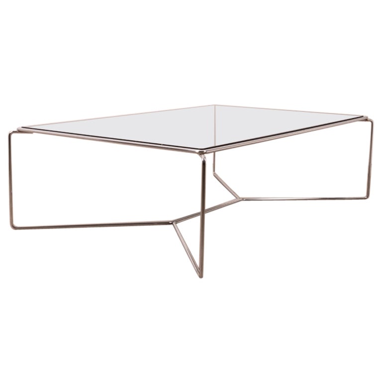 Marcel T vintage 70s coffee table design K. Takahama for Simon Cassina For Sale