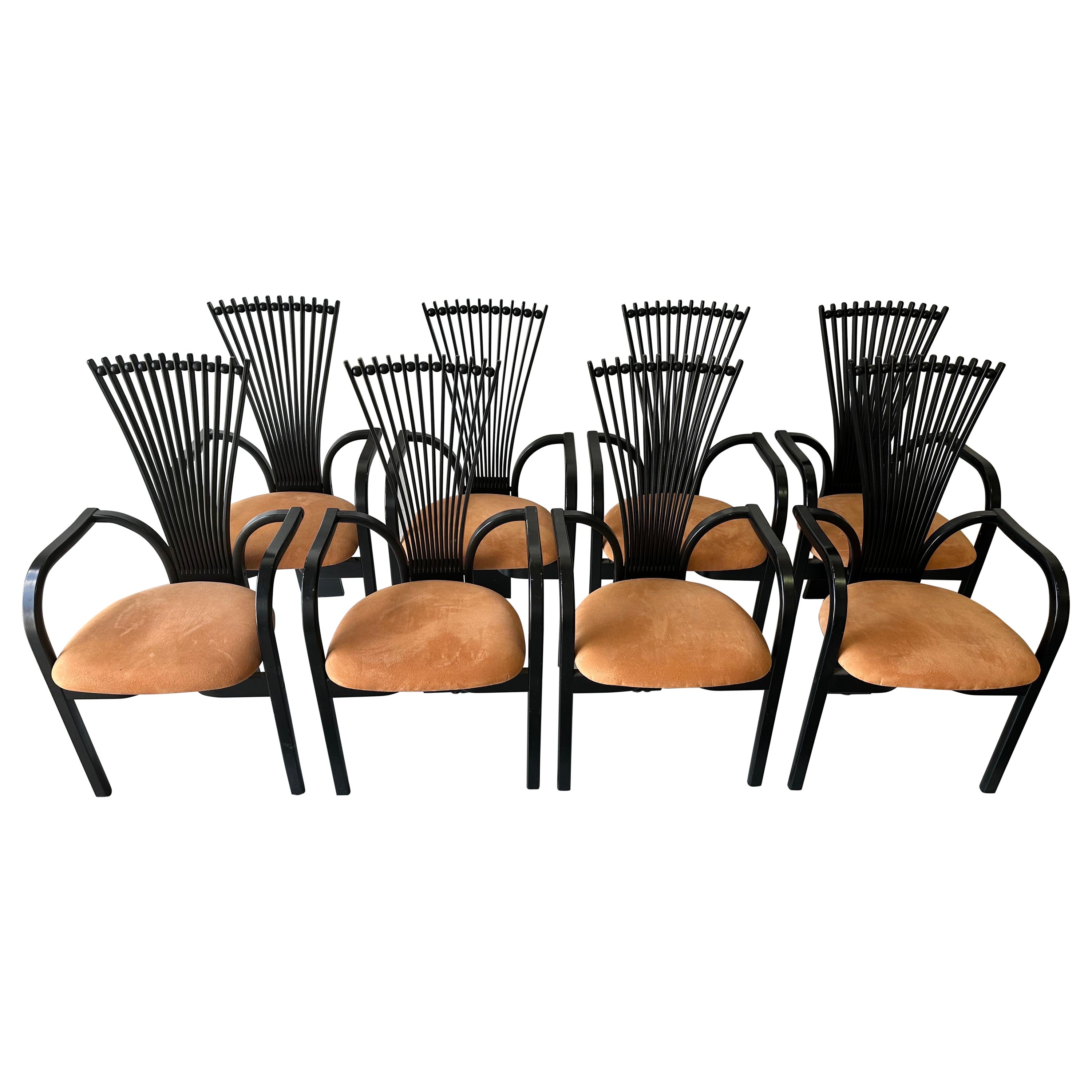 Ensemble de 8 fauteuils Totem de Torstein  Nielsen pour Westnofa