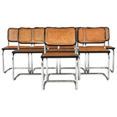 Esszimmerstühle im Stil B32 von Marcel Breuer, 8er-Set
