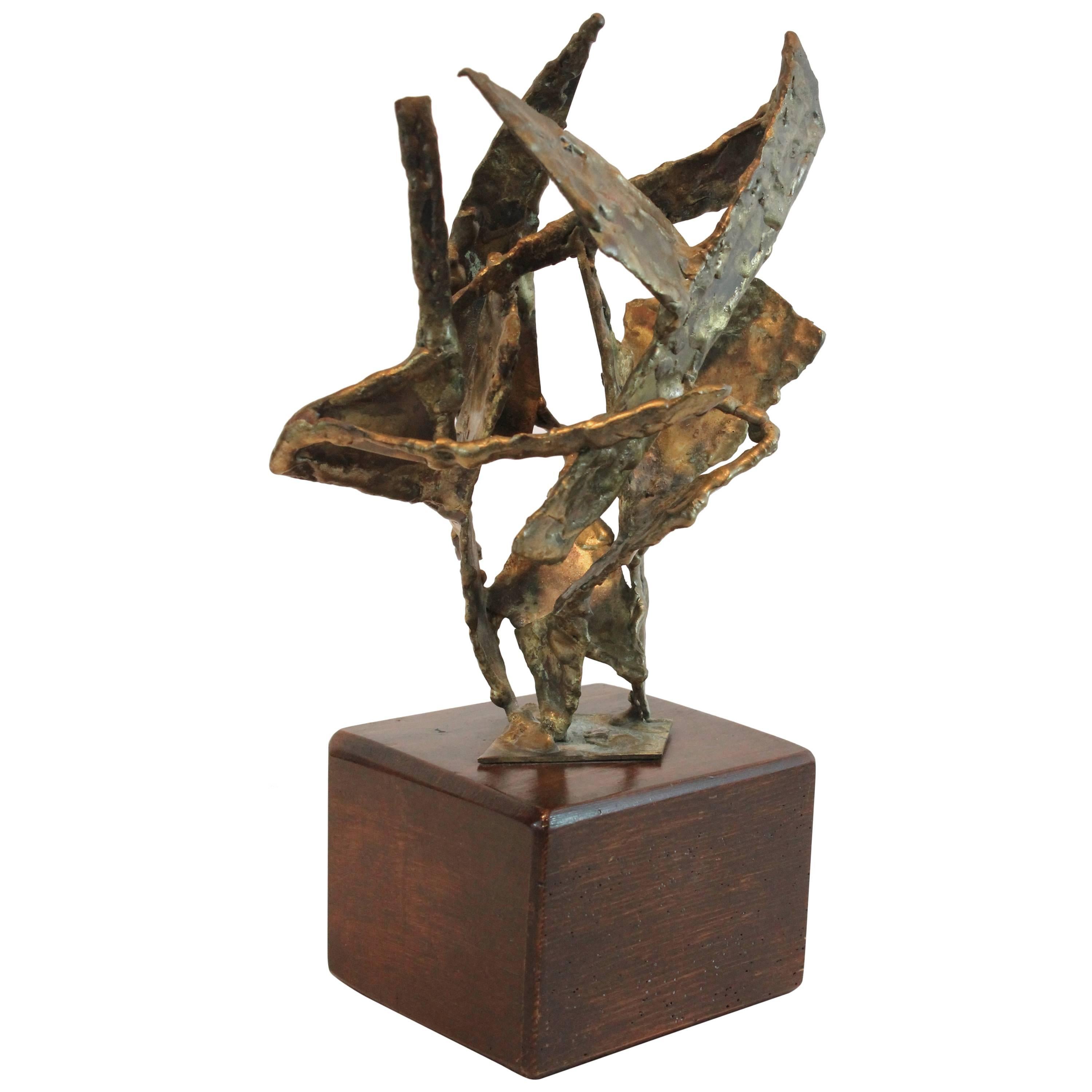 Brutalist Abstract Sculpture For Sale