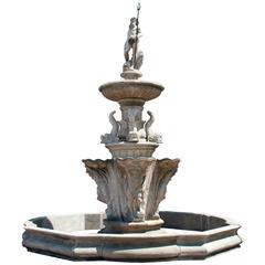 Early 19th Century Garden Fountain Neptune 6