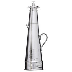 Vintage Thirst Extinguisher silver-plated cocktail shaker