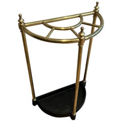 Used Rounded Brass Umbrella Stand