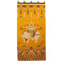 Tibetan Elephant Khaden Style Needlepoint Rug
