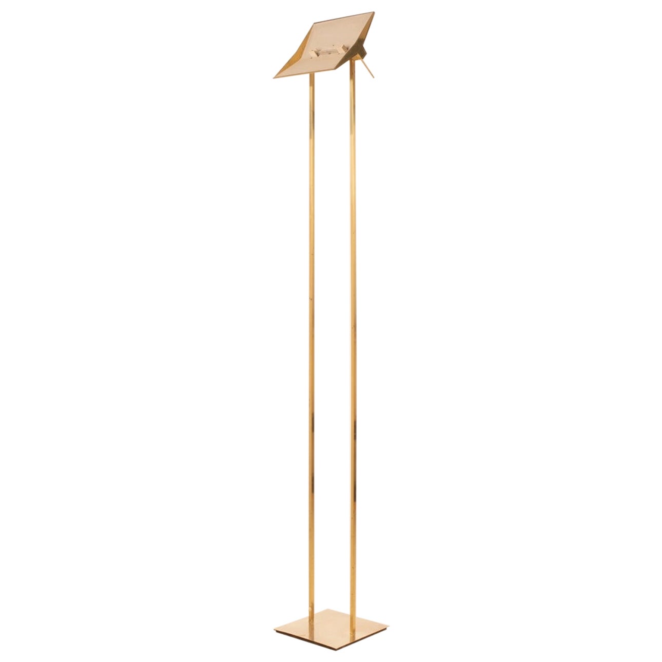 "Concord" Solid Brass Floor Lamp by Marco Zotta For Sale