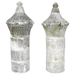 Pair of Antique French Columns from 18th Century France 6
