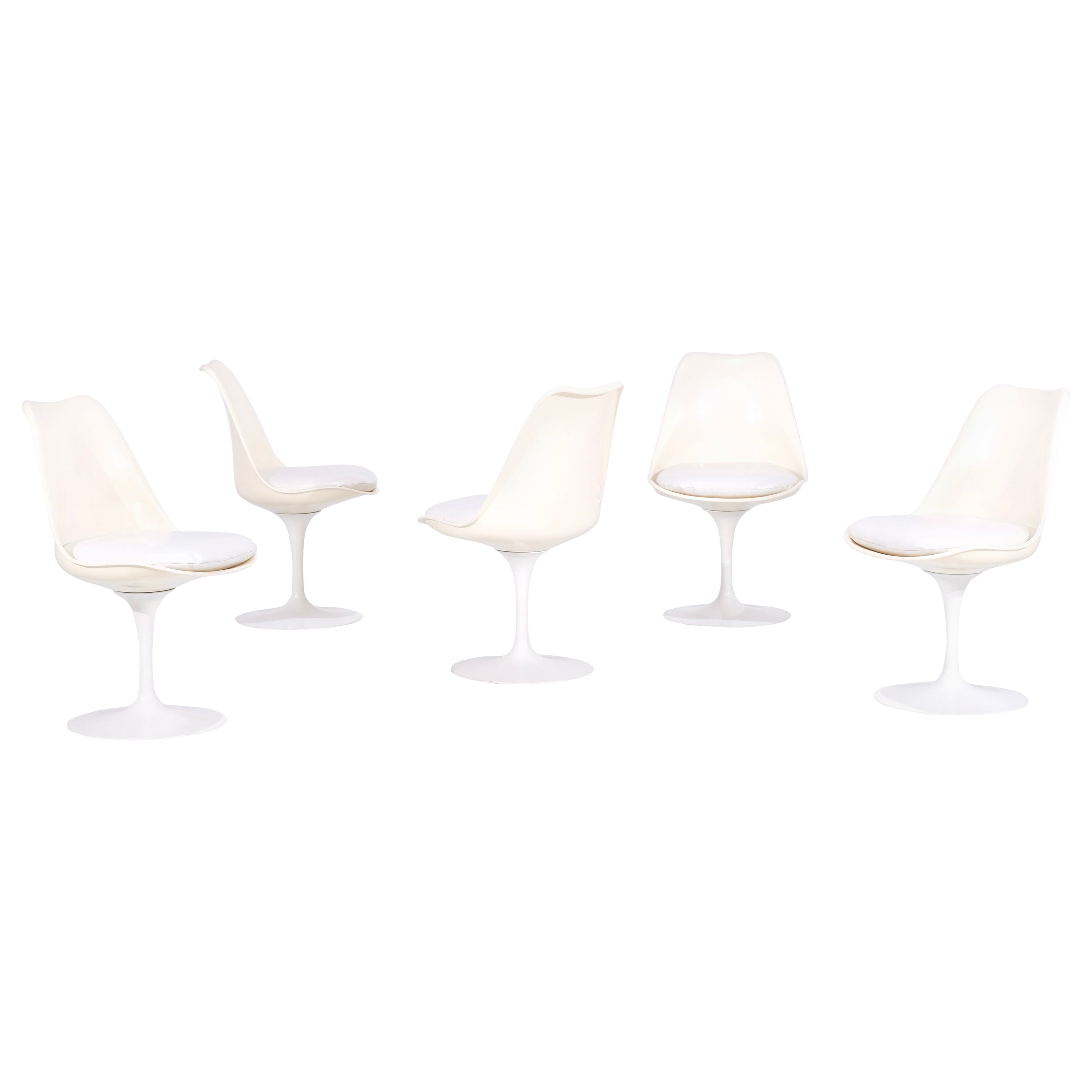 Set of Chair model "Tulip" by Eero Saarinen For Knoll International, USA 1957. For Sale